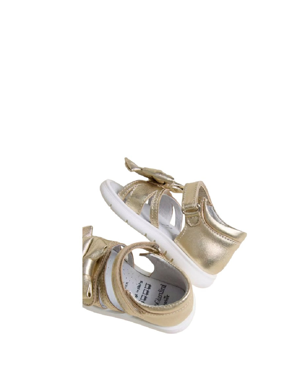 Sandalo baby Nero Giardini con fiocco