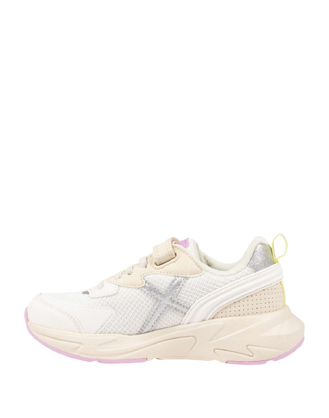 MUNICH MINI TRACK 124 SNEAKERS BAMBINA BIANCHE