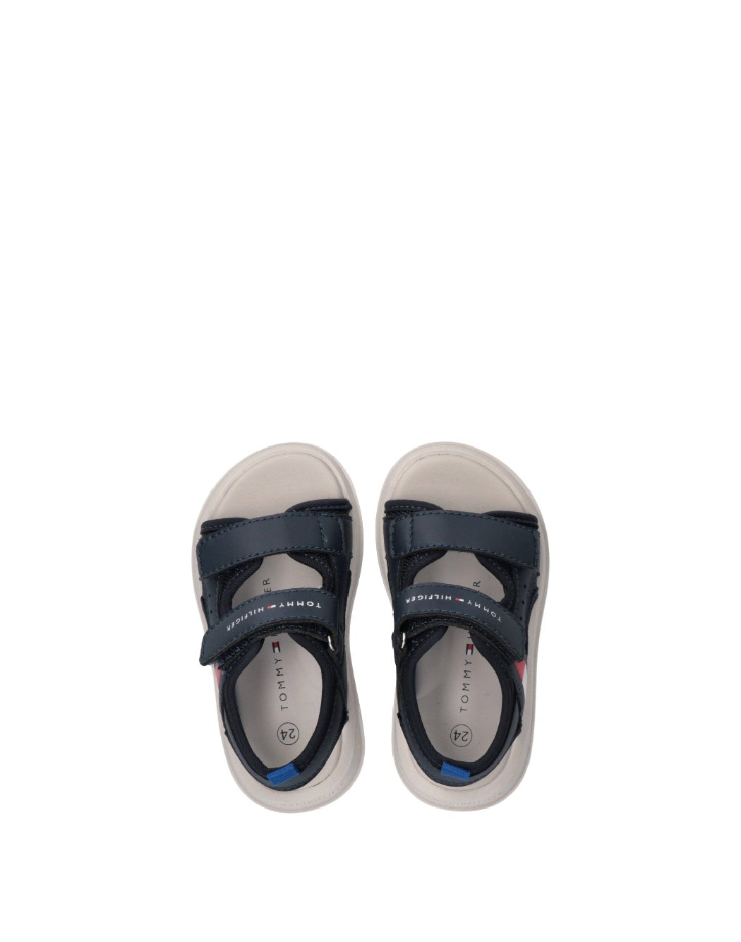Tommy Hilfiger Sandalo Bambino blu con bandiera iconica e suola comfort