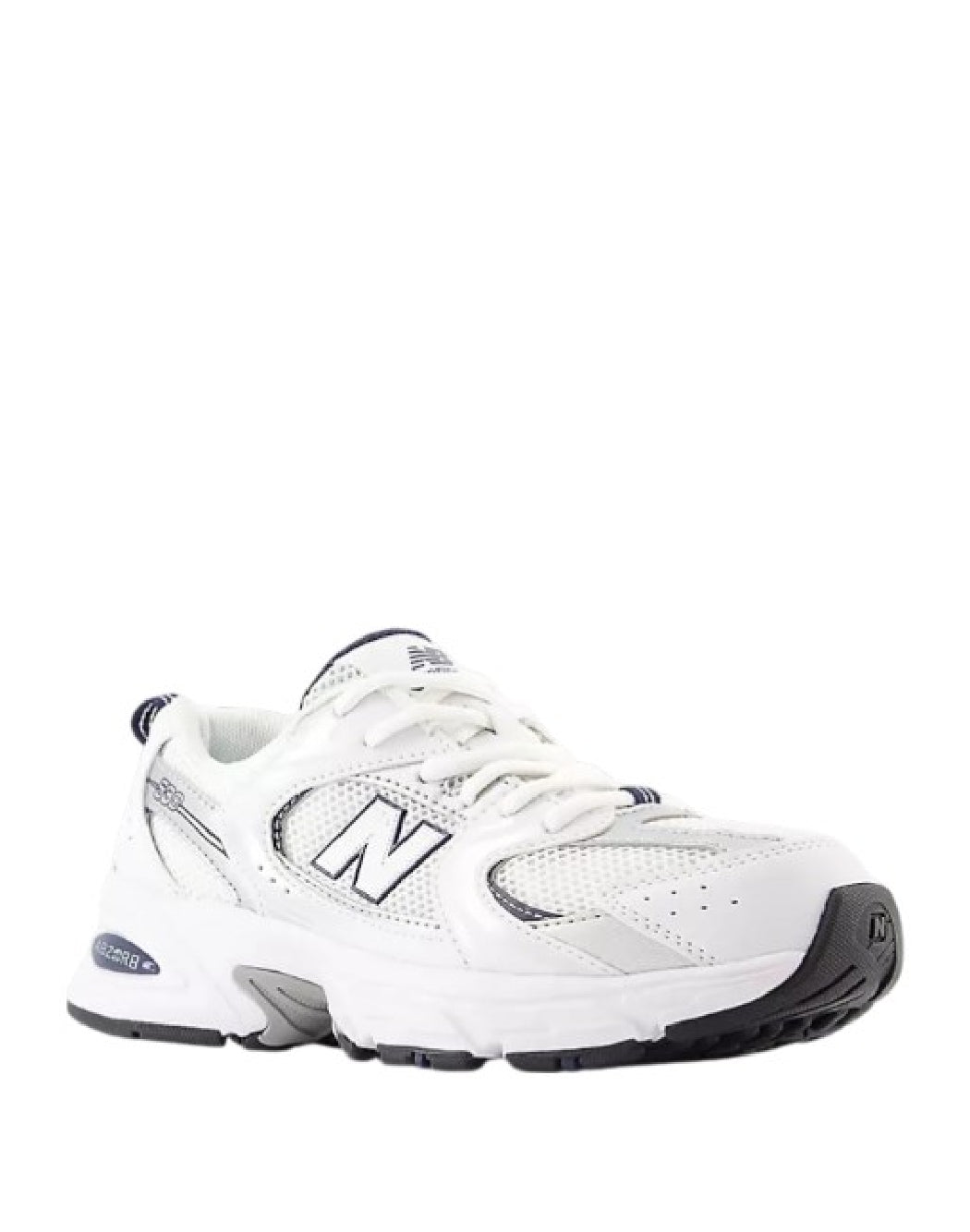 New Balance 530 - White & Silver Navy