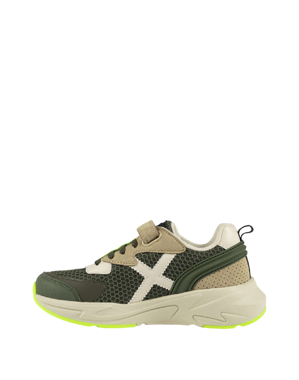 MUNICH MINI TRACK 106 SNEAKERS BAMBINO VERDE