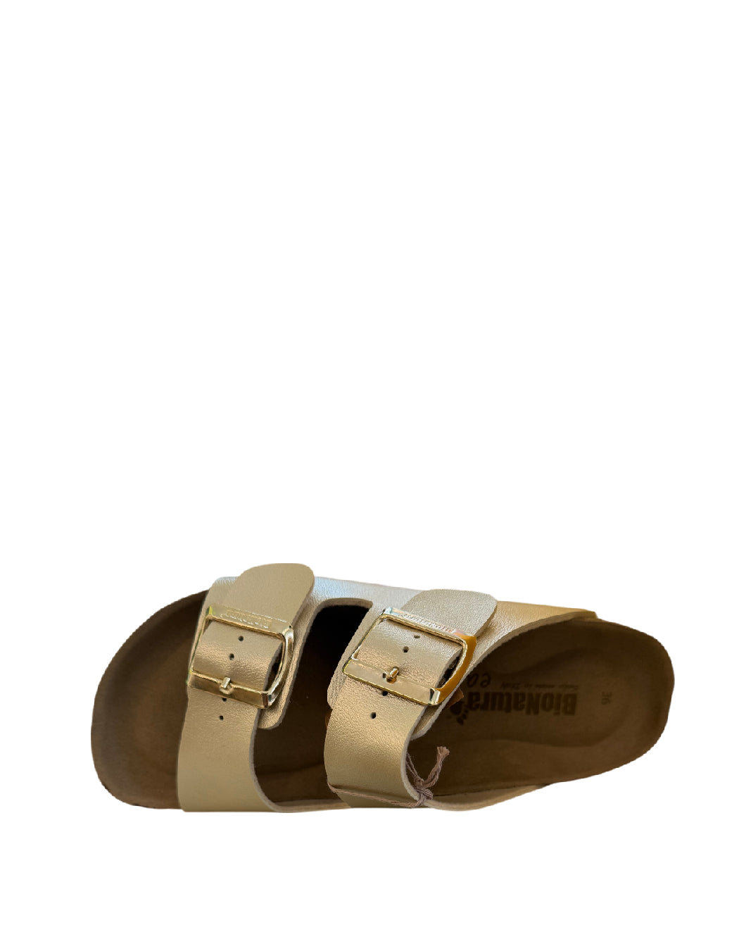 Ciabatta BioNatura Oro Metallizzato - Comfort e Stile Bio