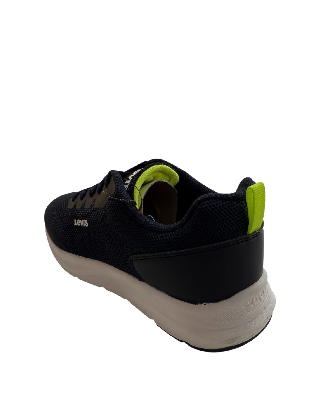 LEVI'S HUDSON-SNEAKERS BAMBINO IN TELA BLU E GIALLO CON LACCI