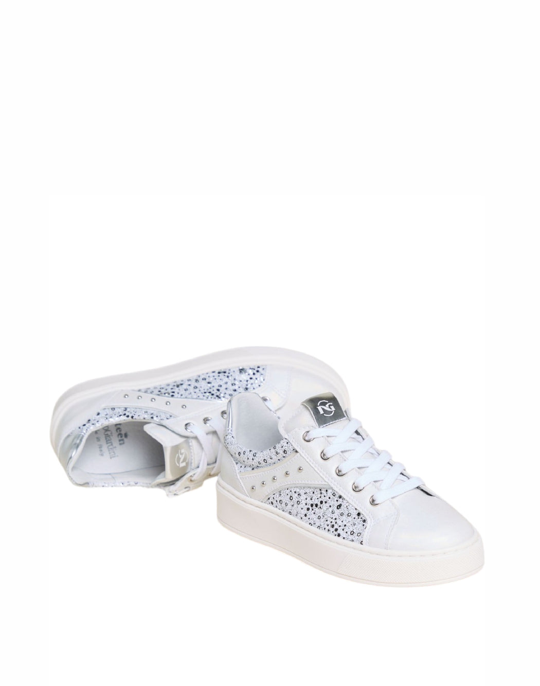 Sneaker teen Nero Giardini con paillettes