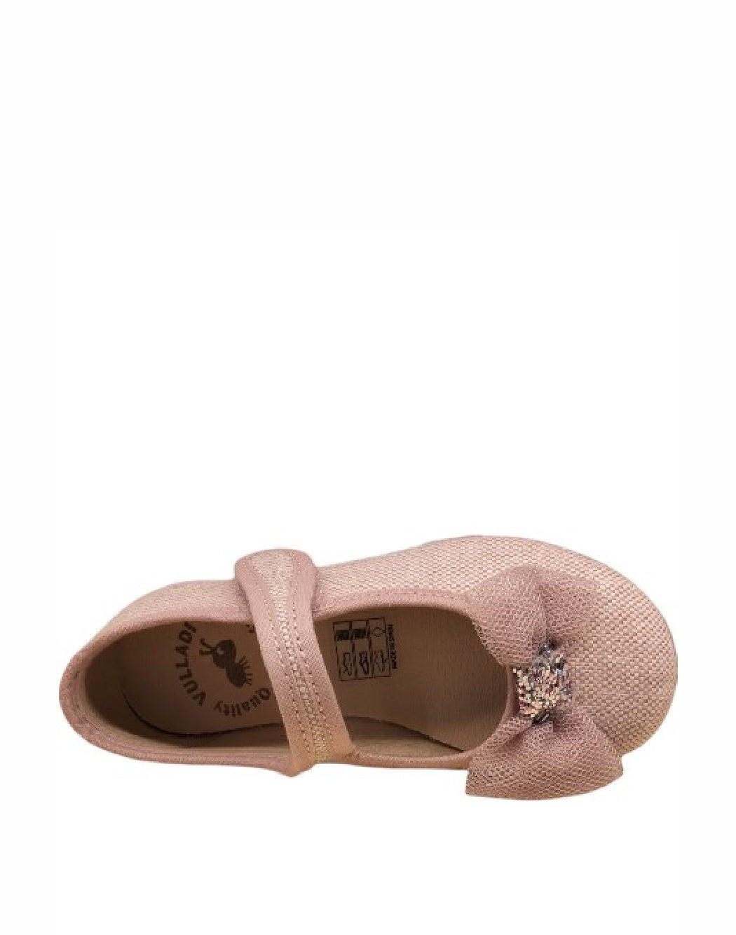 Ballerina Vulladi in tessuto con fiocco