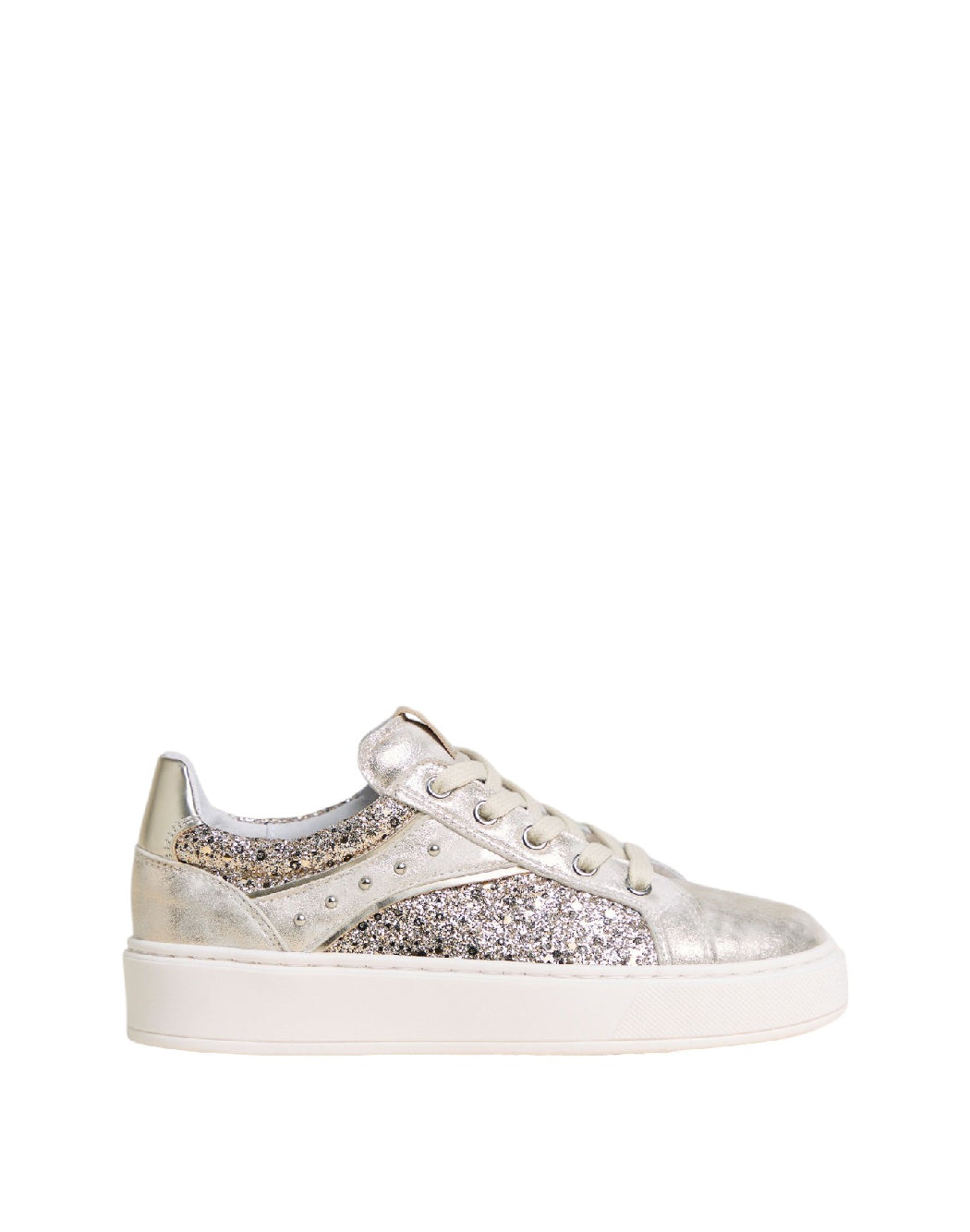Sneaker teen Nero Giardini con paillettes