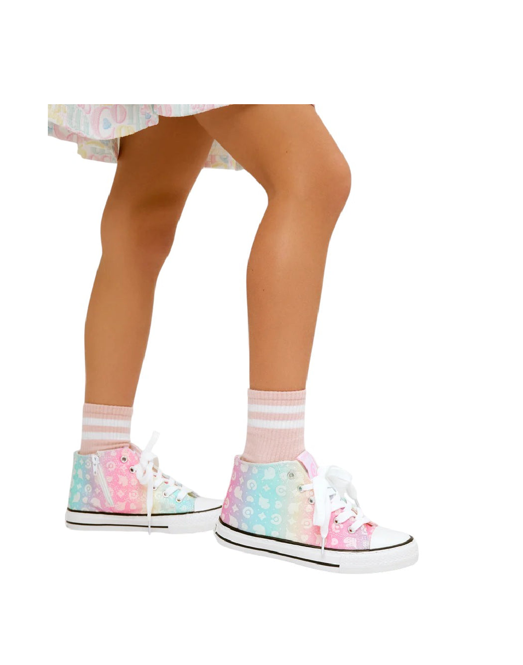 Sneaker alta Conguitos con unicorni
