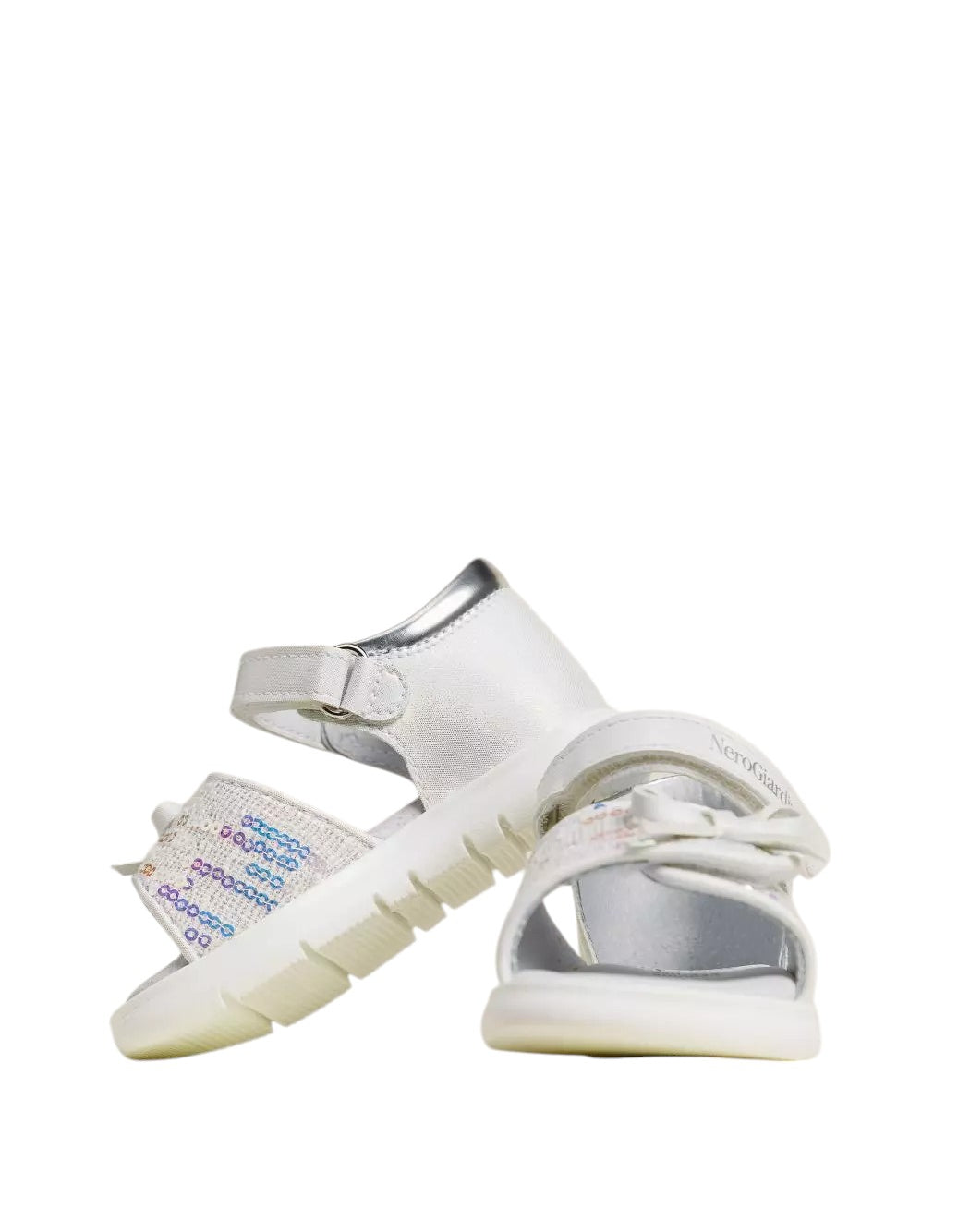 Sandalo baby Nero Giardini con paillettes