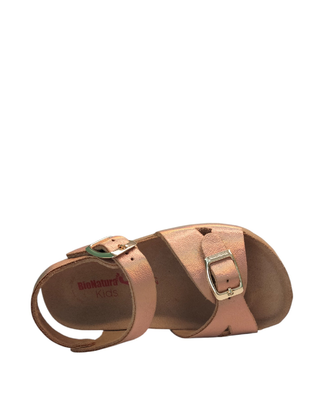 Sandalo BioNatura con fibbie laminato