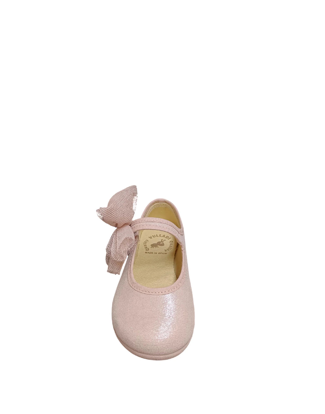 Ballerina Vulladi in tessuto con fiocco in tulle