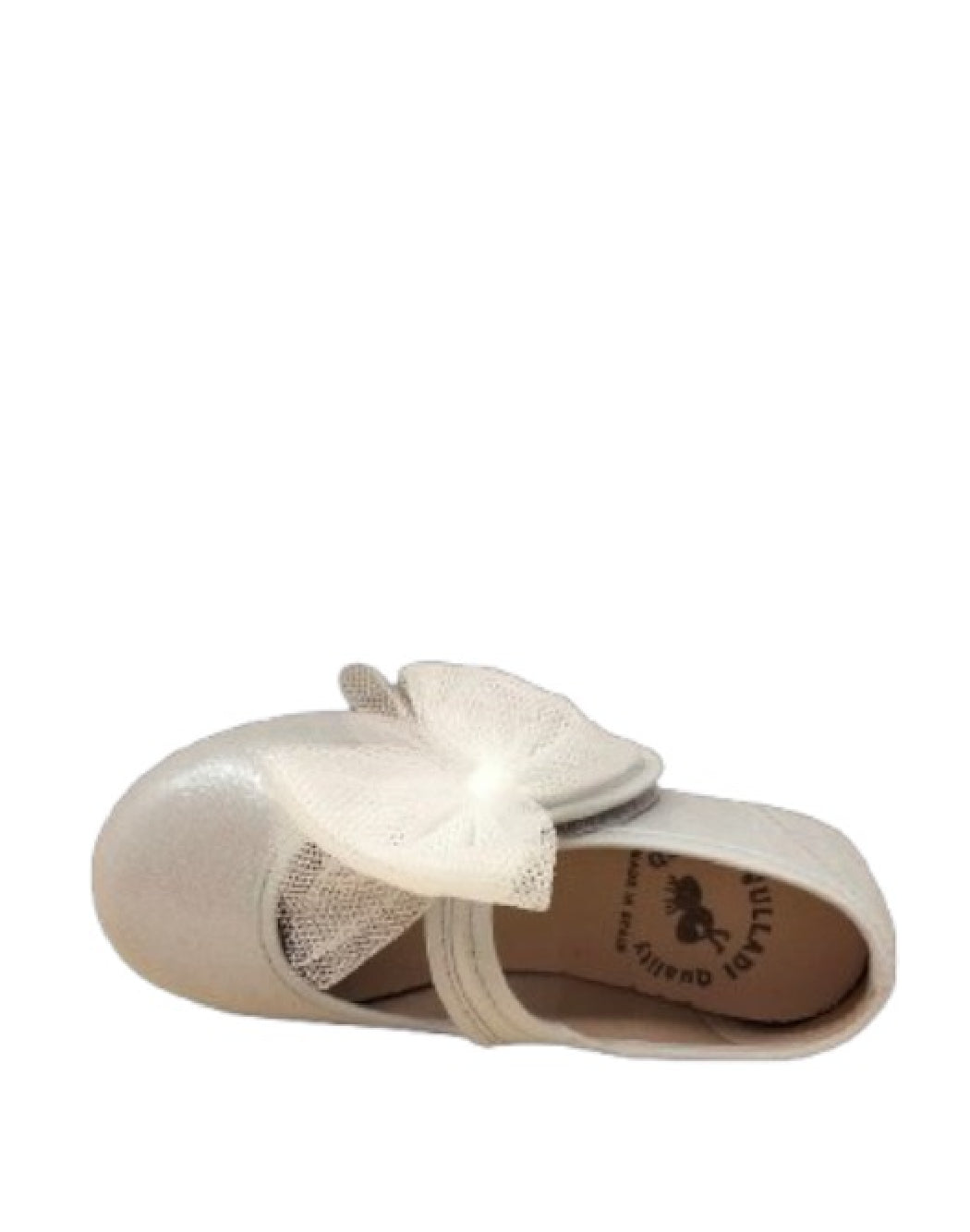 Ballerina Vulladi in tessuto con fiocco in tulle