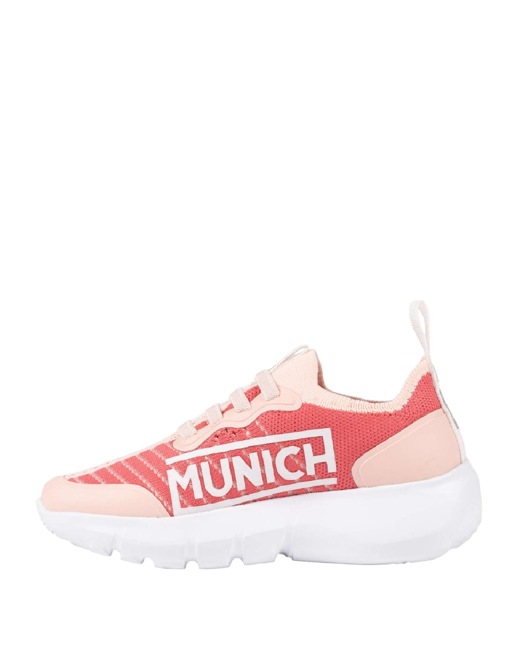 MUNICH JONY KID 19- SNEAKERS BAMBINA ROSA IN TELA CON ELASTICI