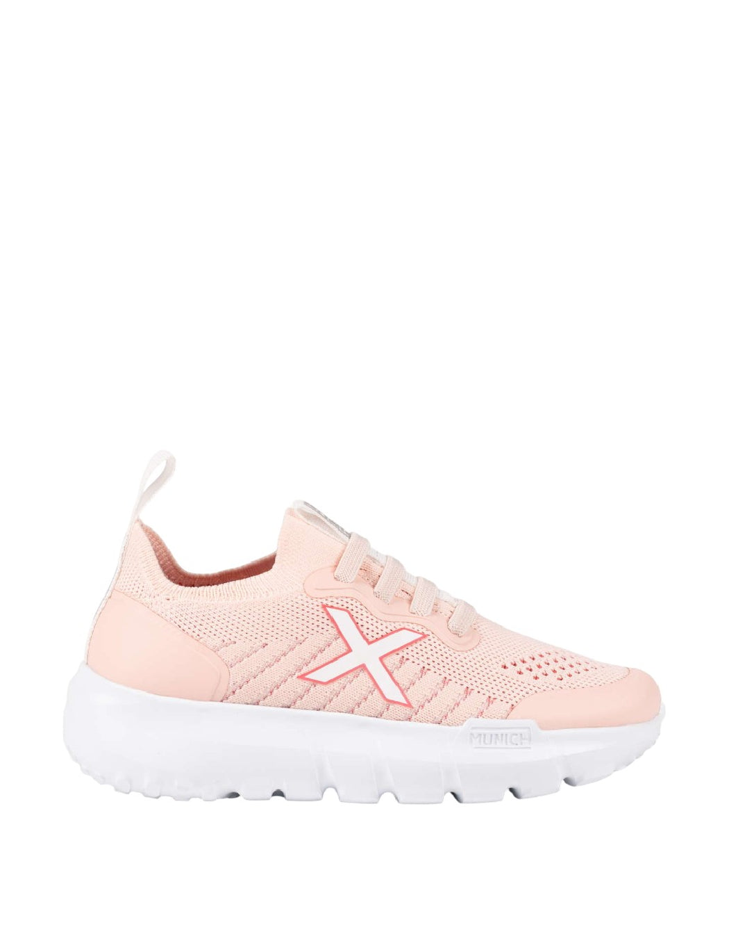 MUNICH JONY KID 19- SNEAKERS BAMBINA ROSA IN TELA CON ELASTICI