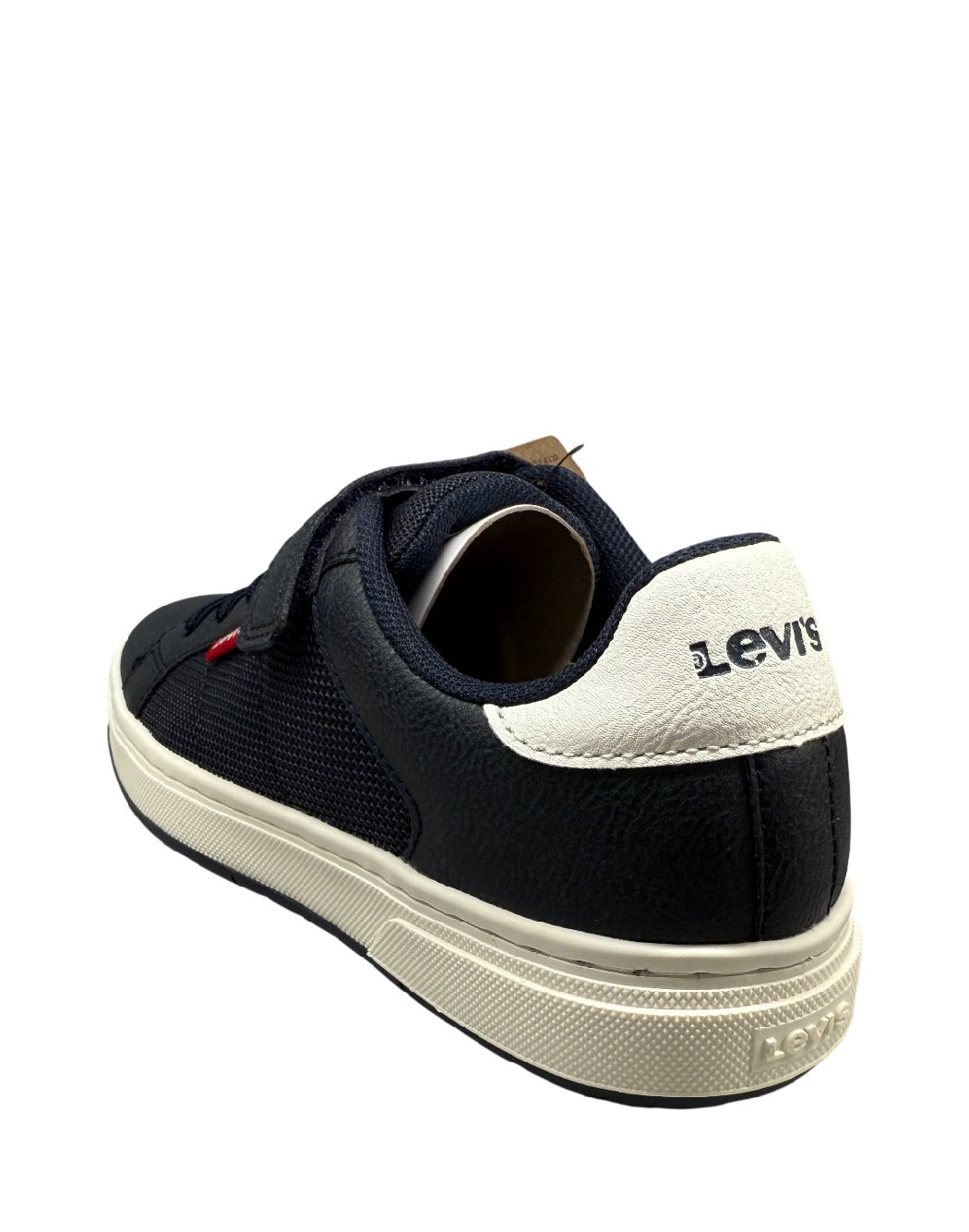 LEVI'S PIPER-SNEAKERS BAMBINO CASUAL BLU CON STRAPPO E LACCI ELASTICI