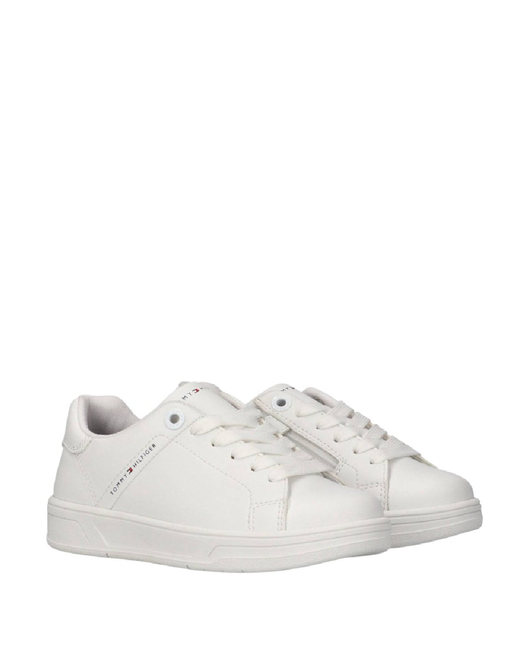 Tommy Hilfiger sneakers Essential Bianche in Pelle – Casual Unisex con Lacci