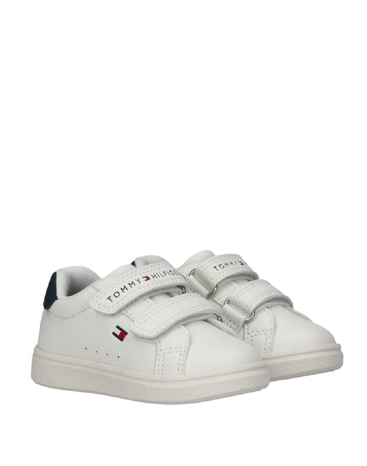 Tommy Hilfiger sneakers bambino Bianche con Chiusura a Strappo – Casual & Sportive