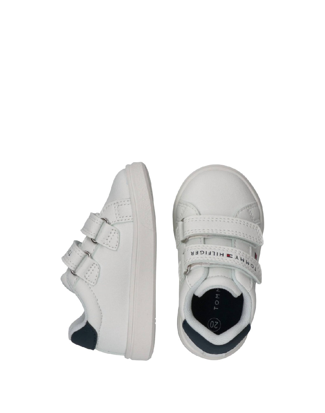 Tommy Hilfiger sneakers bambino Bianche con Chiusura a Strappo – Casual & Sportive
