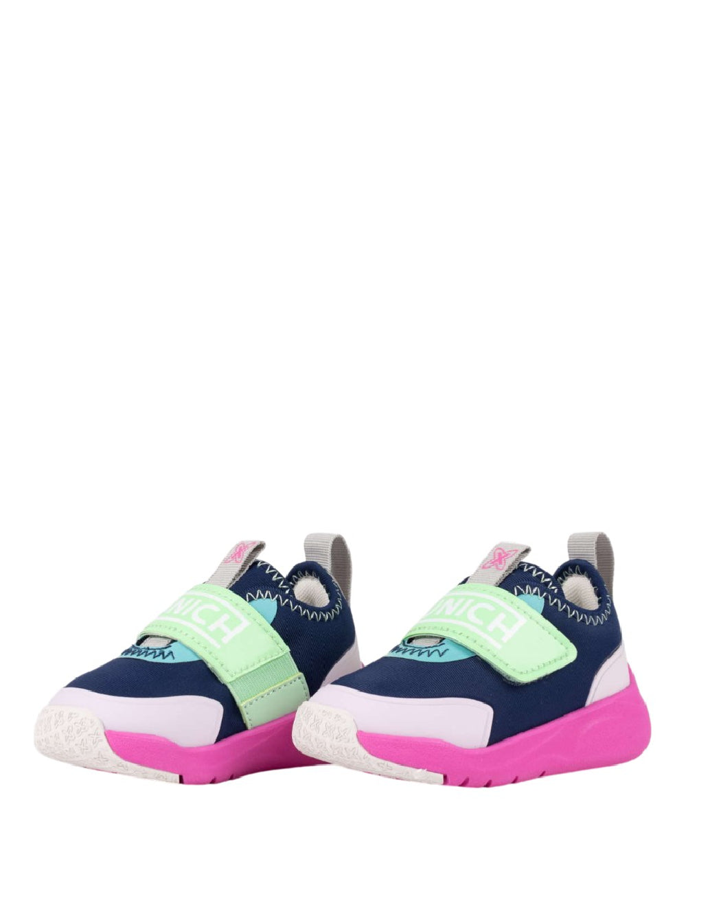 MUNICH CLAUDIA 29 SNEAKERS BAMBINA– Blu Navy e Rosa con Strappo