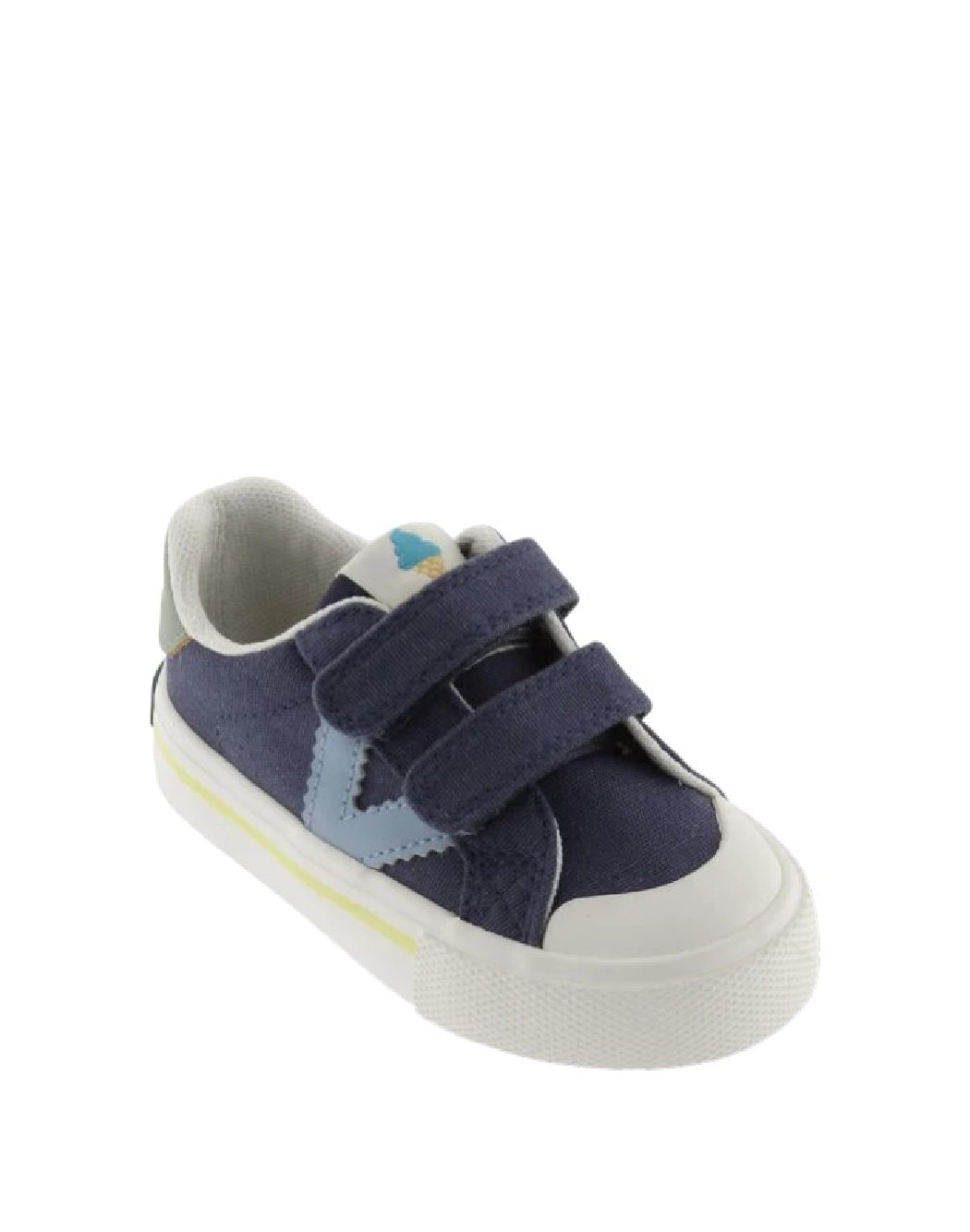 VICTORIA SNEAKERS BAMBINO CON DOPPI STRAPPI-IN TELA BLU