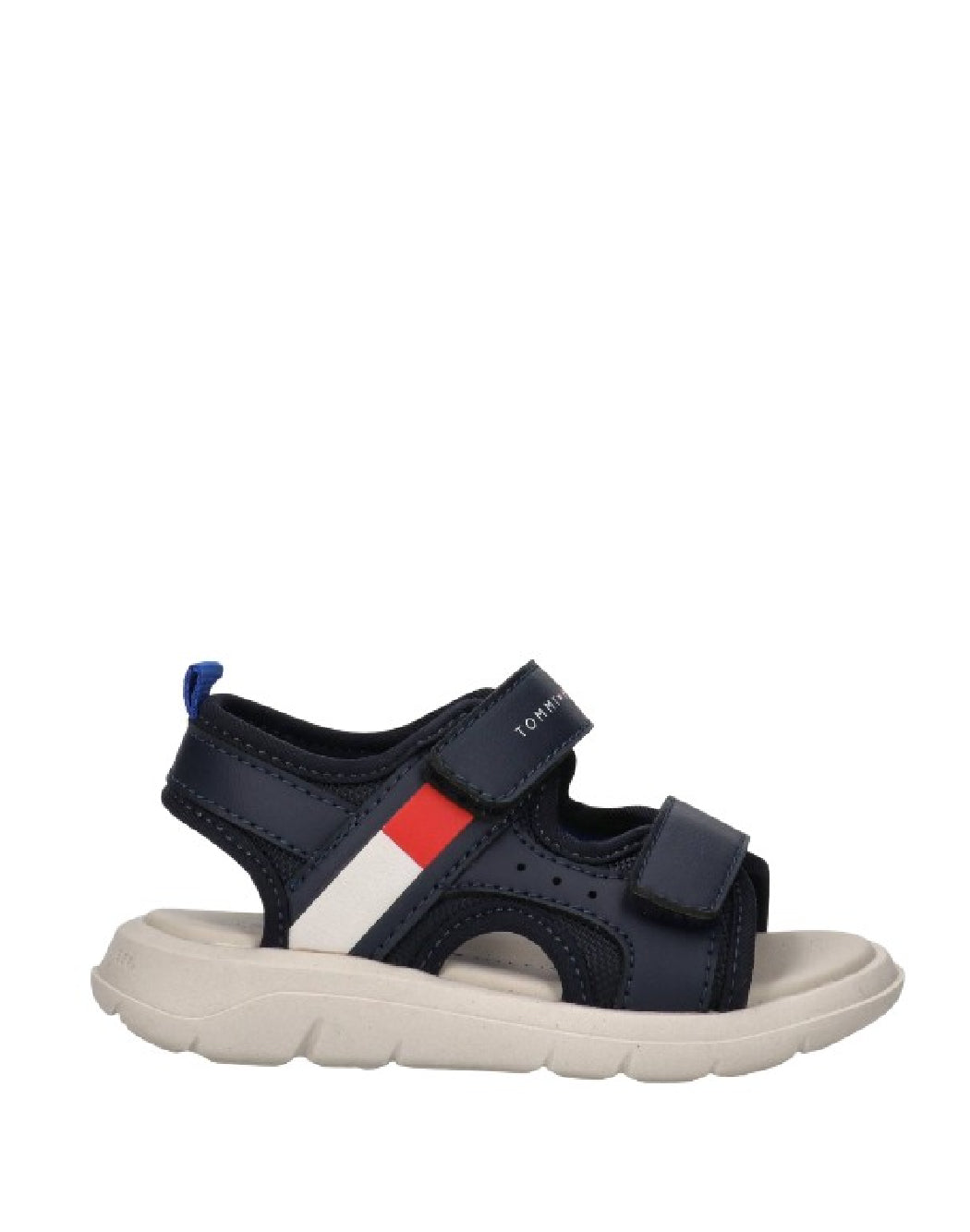 Tommy Hilfiger Sandalo Bambino blu con bandiera iconica e suola comfort