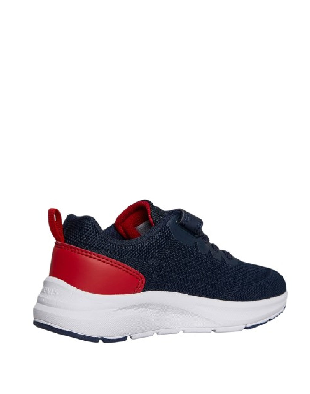 LEVI'S HUDSON-SNEAKERS BAMBINO IN TELA BLU E ROSSO CON STRAPPO ED ELASTICI