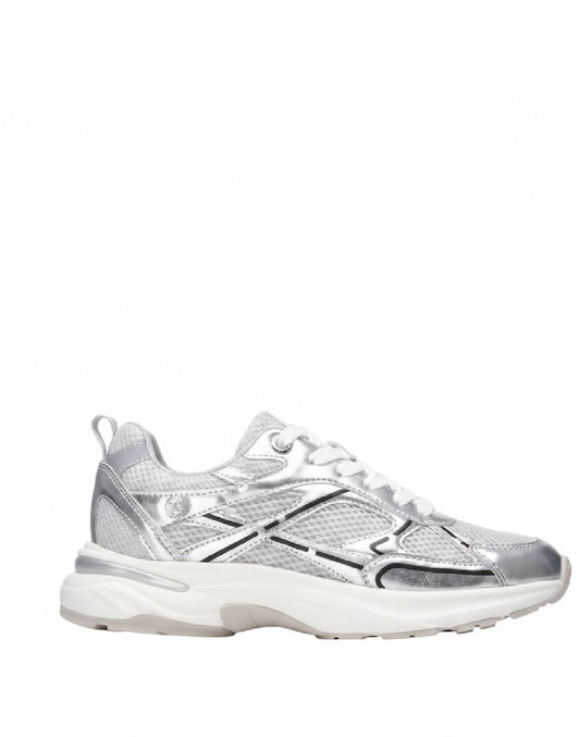 Xti Sneaker Running "Silver Chrome" – Design Retro-Futuristico in Mesh e Argento