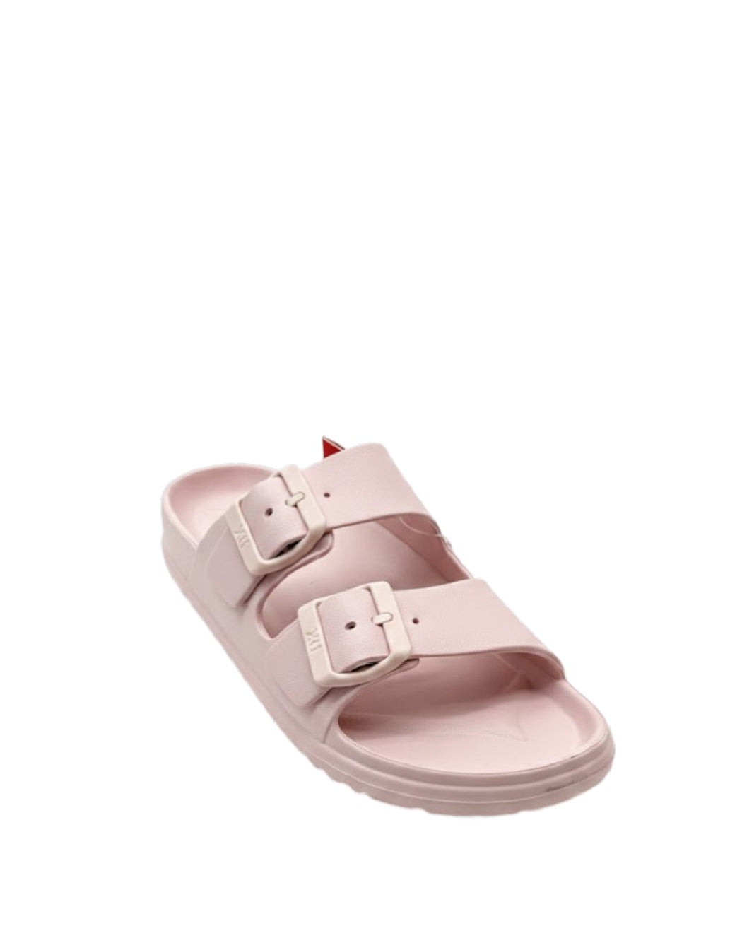 Xti Sandali Platform in Gomma Soft-Touch – Modello Doppia Fascia con Fibbie – Rosa Pastello