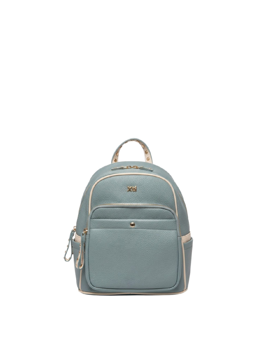 Xti zaino donna in Similpelle Martellata – Azzurro polvere-Jeans