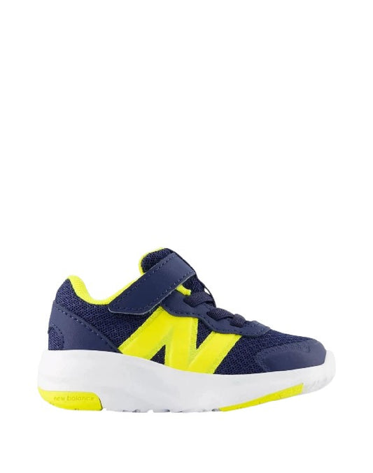 New Balance 578 Kids – Sneakers con laccio elastico e velcro Blu e Giallo Neon