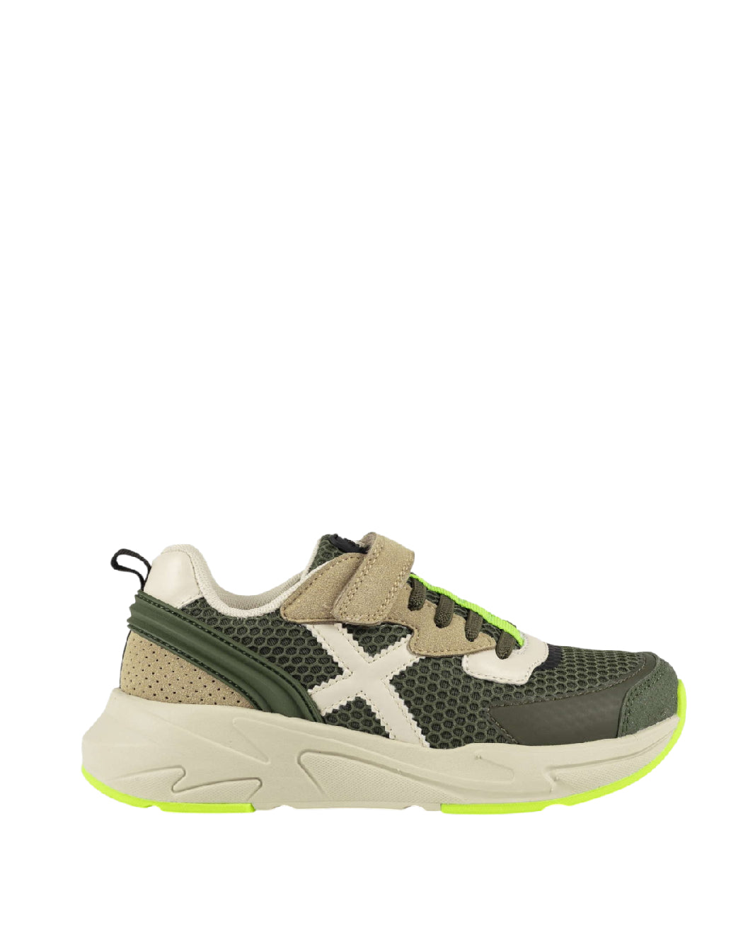 MUNICH MINI TRACK 106 SNEAKERS BAMBINO VERDE