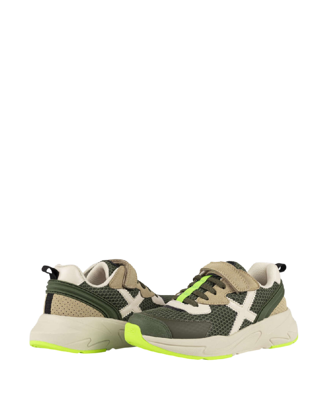 MUNICH MINI TRACK 106 SNEAKERS BAMBINO VERDE