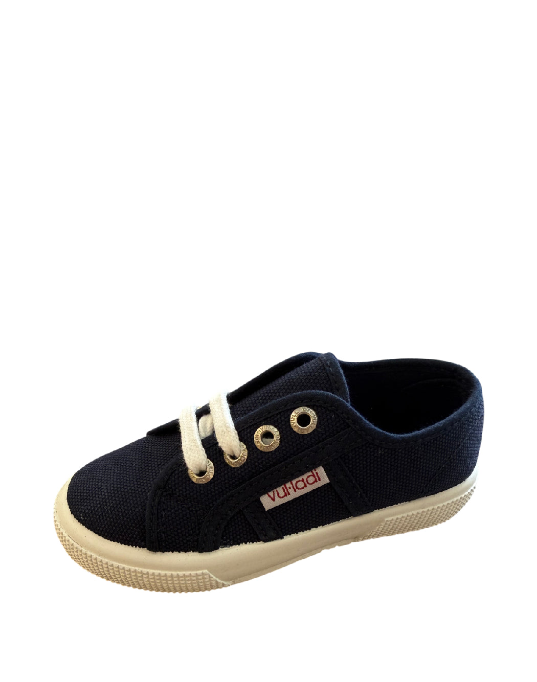 Vulladi Sneakers in Tela Blu Navy - Modello Classico Vulcanizzato