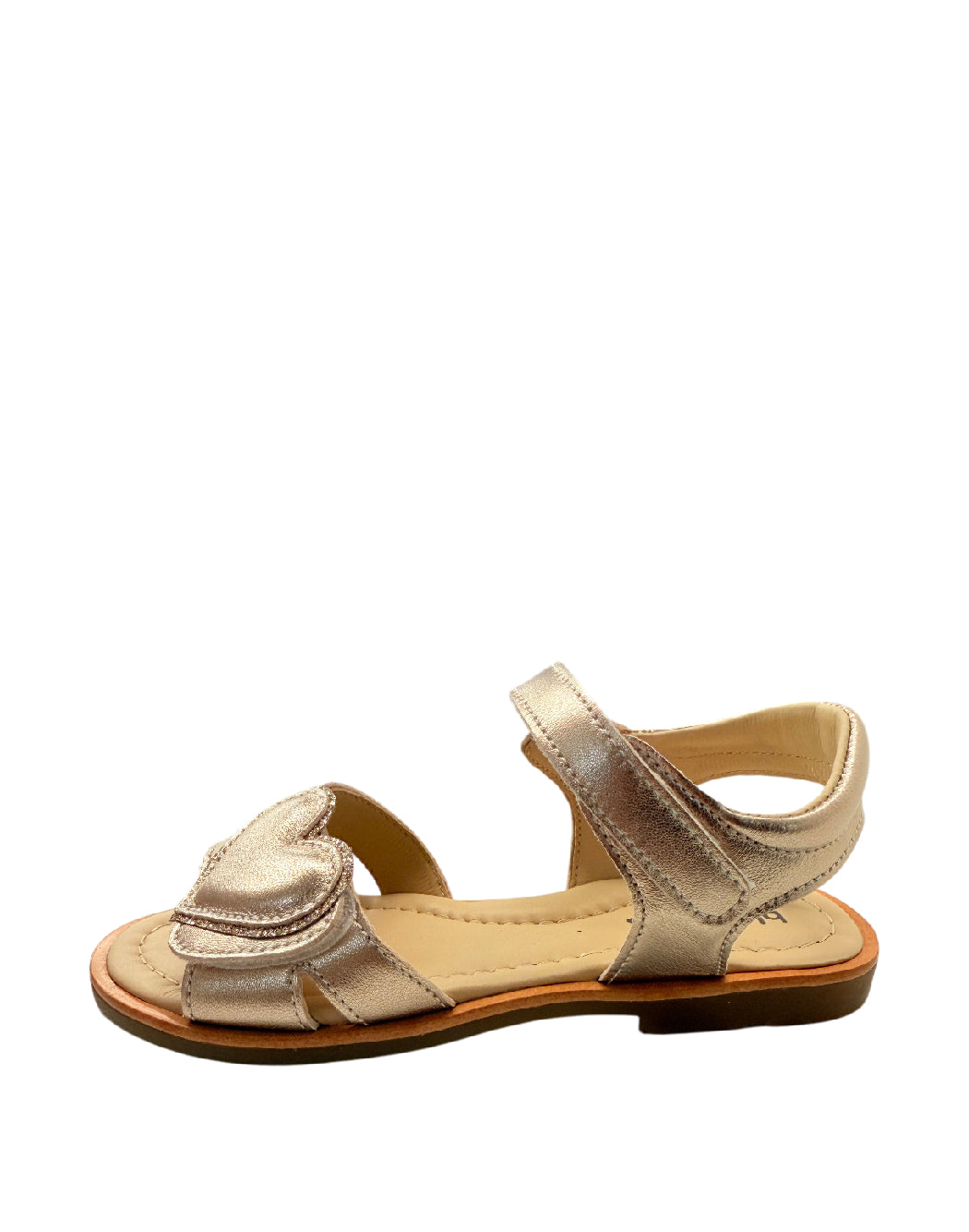 Balocchi Sandali Bambina in Oro Rosa Glitterato con Cuore – Chic & Comfort