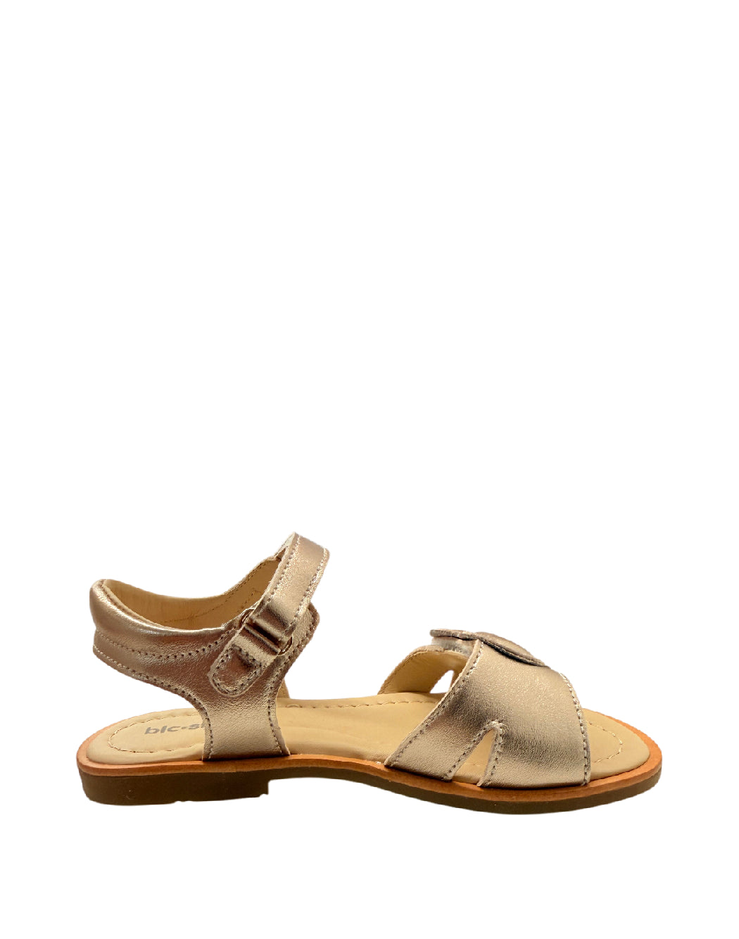 Balocchi Sandali Bambina in Oro Rosa Glitterato con Cuore – Chic & Comfort