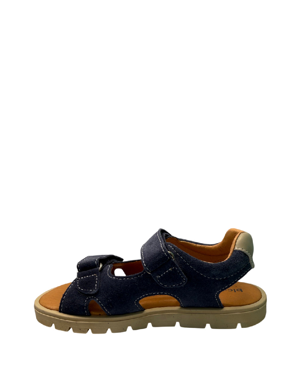 Balocchi Sandali bimbo in Camoscio – Denim con Doppia Chiusura a Strappo