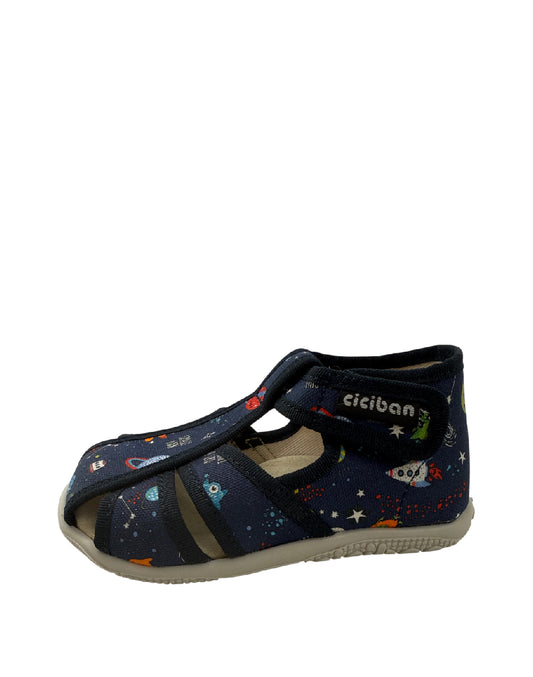 Balocchi-Pantofole Bambino Ciciban Gabbietta – Motivo Fantasia Blu Navy