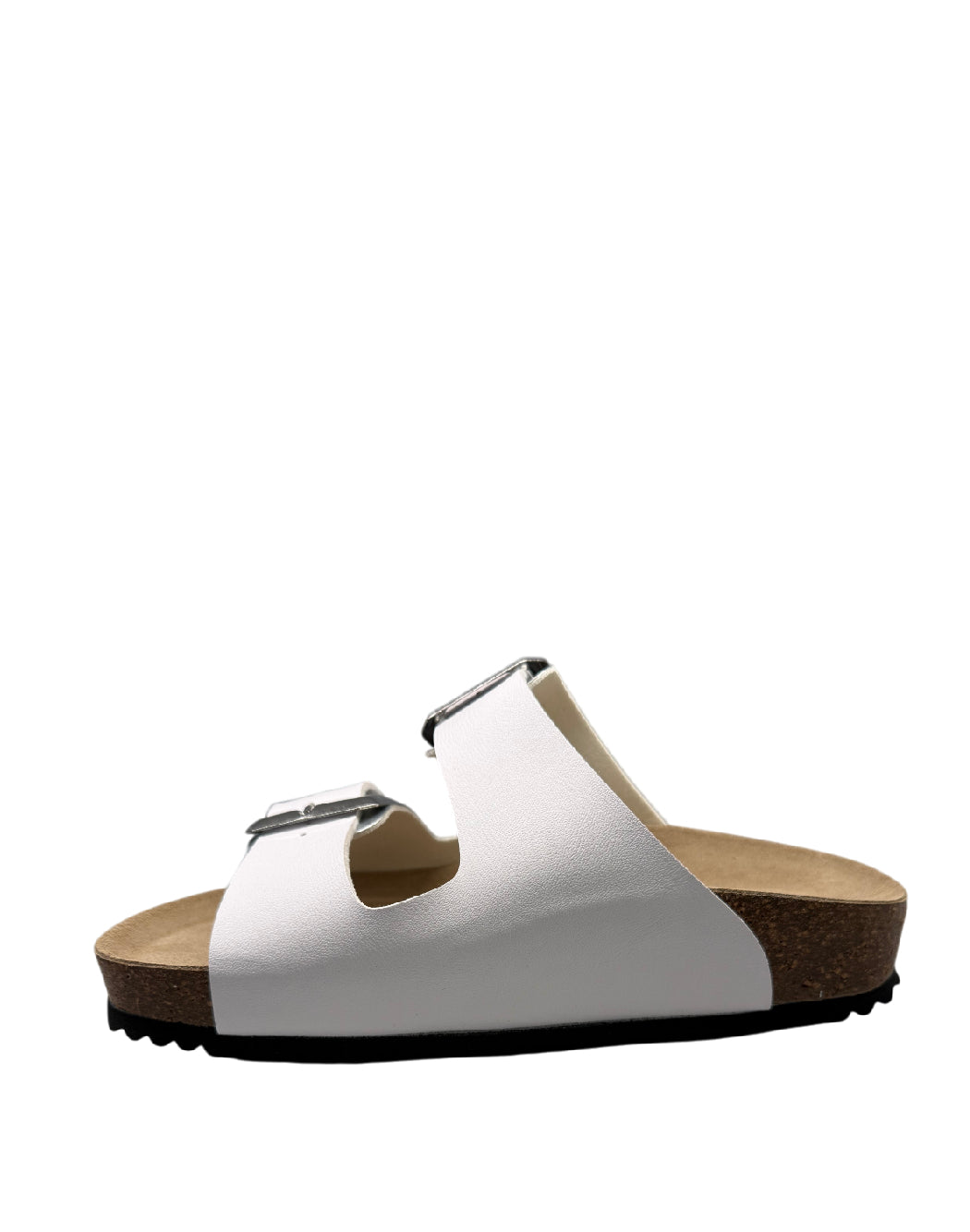 Goldstar Ciabatta Donna con Doppia Fascia Regolabile - Argento Metallizzato