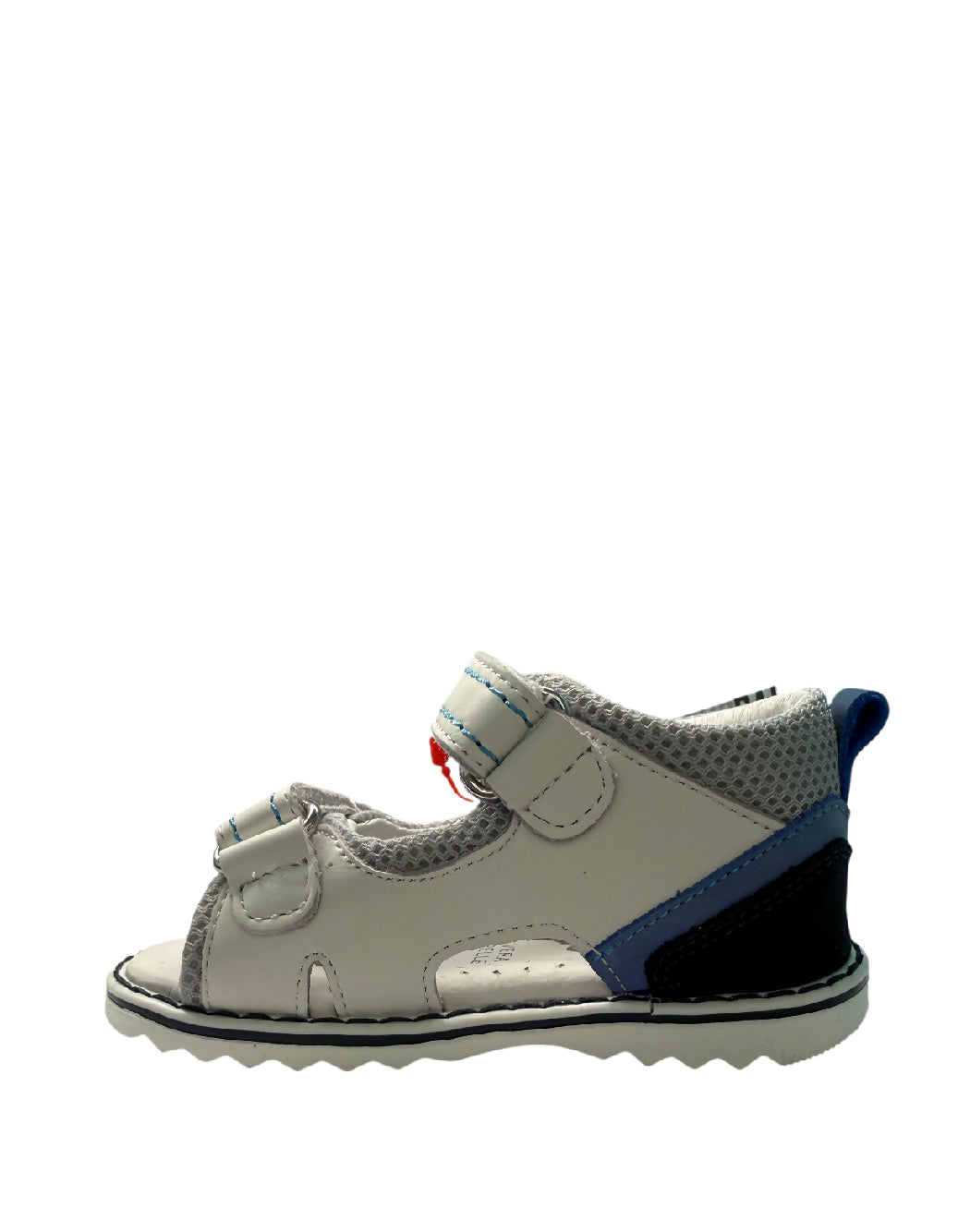 Balducci Sandalo Primi Passi in Pelle bimbo – Bianco e Blu con Dettaglio Stella