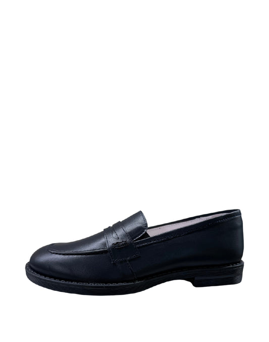 Mister Jerry Mocassino in Pelle Blu Navy – Eleganza Classica Artigianale