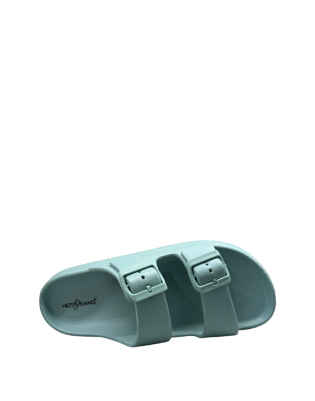 Hotsand Sandali Platform in Gomma con Doppia Fibbia - Verde Acqua