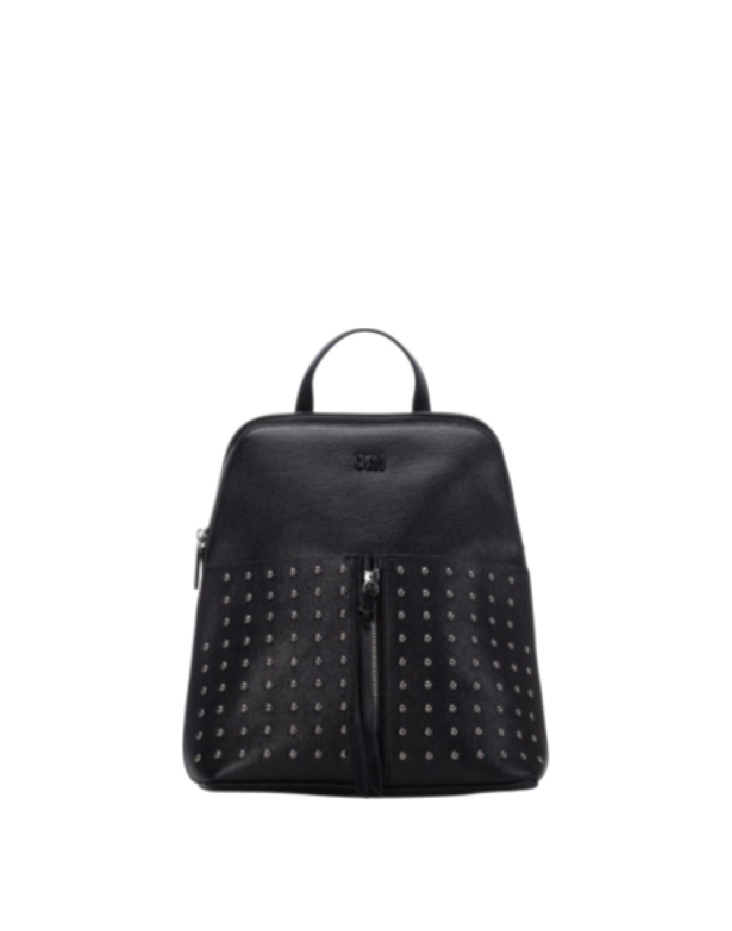 Xti Zaino Donna in Ecopelle Nero con Borchie e Dettagli Dorati