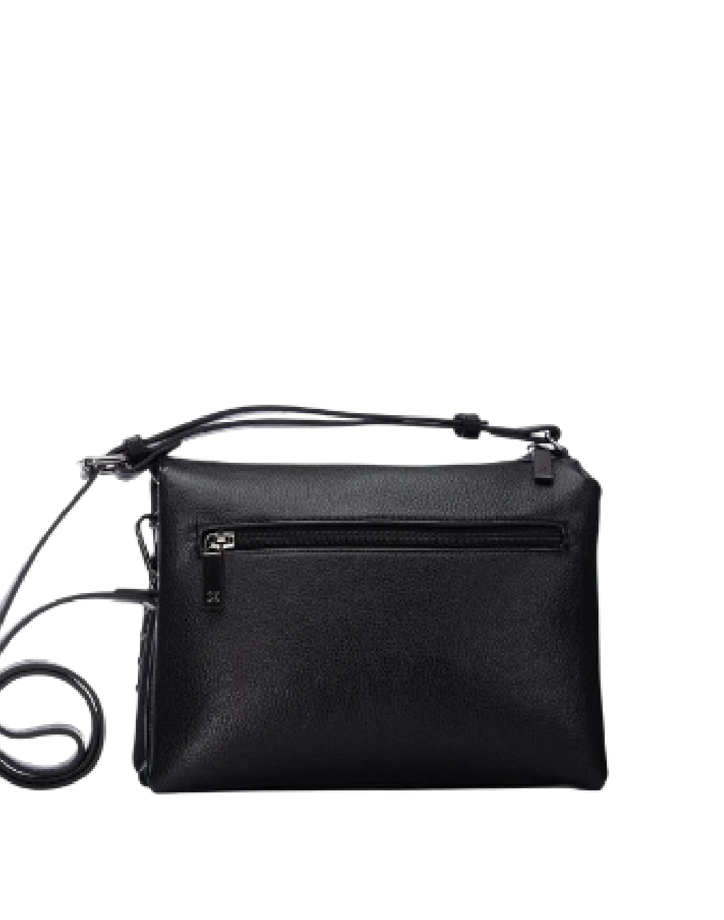 Xti Borsa a Tracolla Donna in Ecopelle Nero con Borchie e Multiscomparto