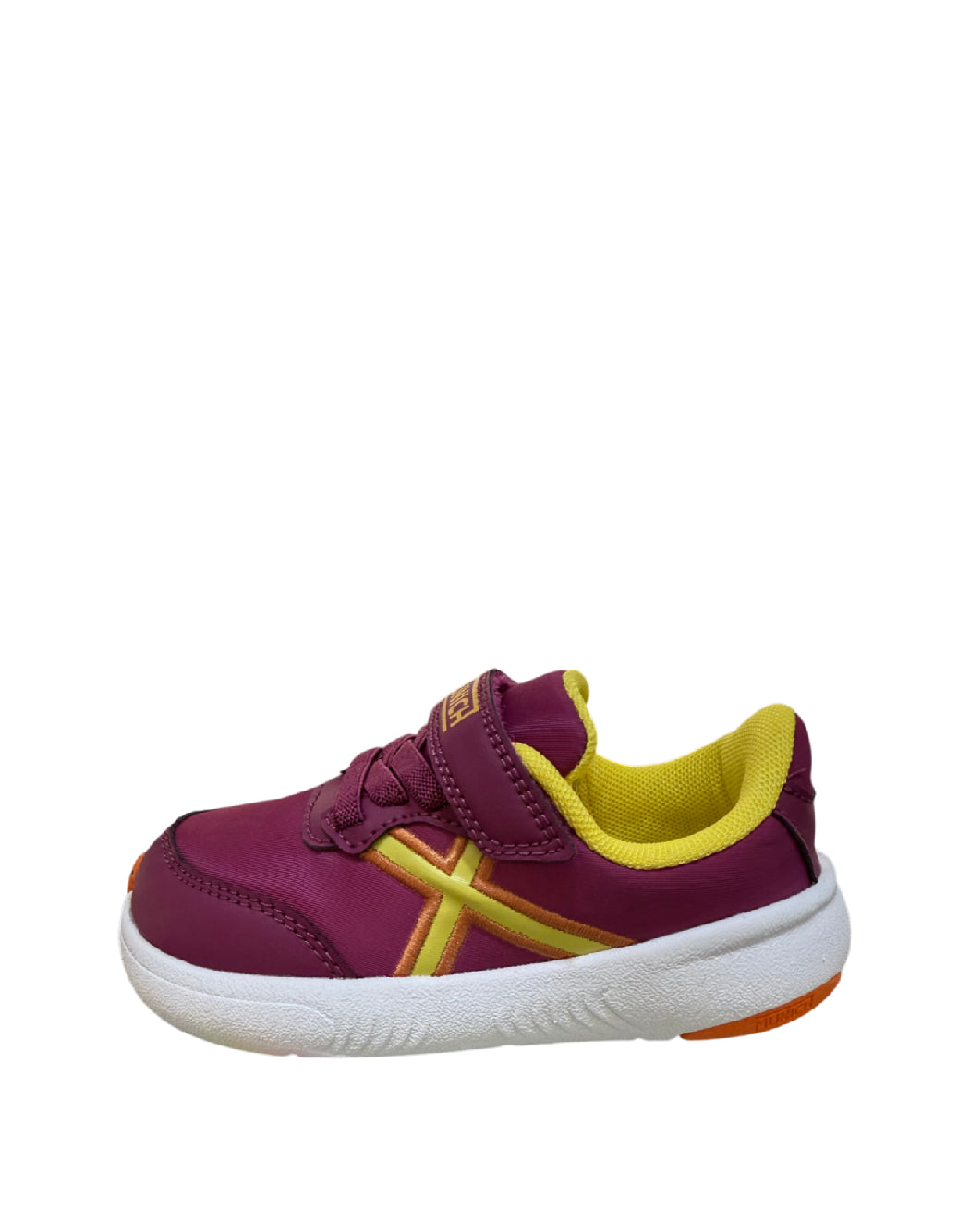 MUNICH MINI KUN 06 Sneakers dal design barefoot e lavabile in viola, giallo e arancione