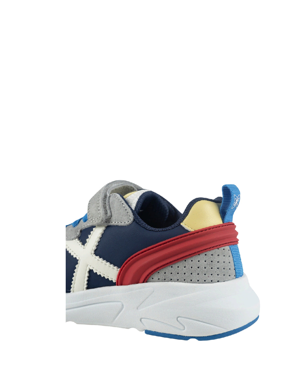 MUNICH MUNICH MINI TRACK 132 Sneakers da bambino fuoristrada Blu navy, Rosso, Grigio, Giallo e Bianco
