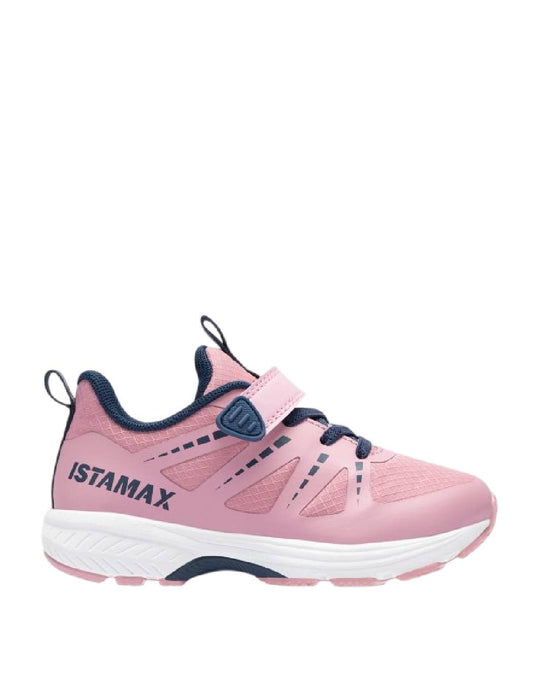 ISTAMAX-Scarpe da Running Bambina Rosa e Blu con Strappo