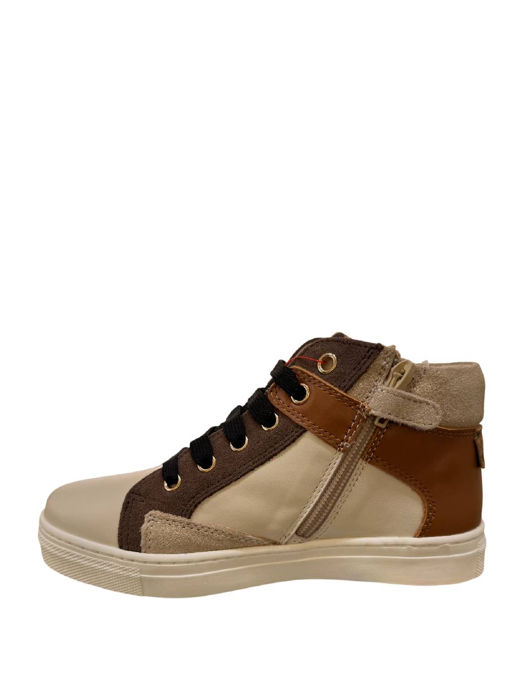Balducci Sneakers Alte Bambina in Pelle Bicolore con Stella