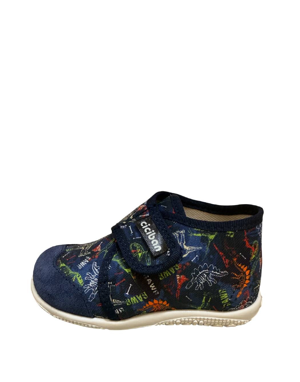 Balocchi-Pantofole Bimbo Ciciban Blu con Motivo Dinosauri – RAPTOR