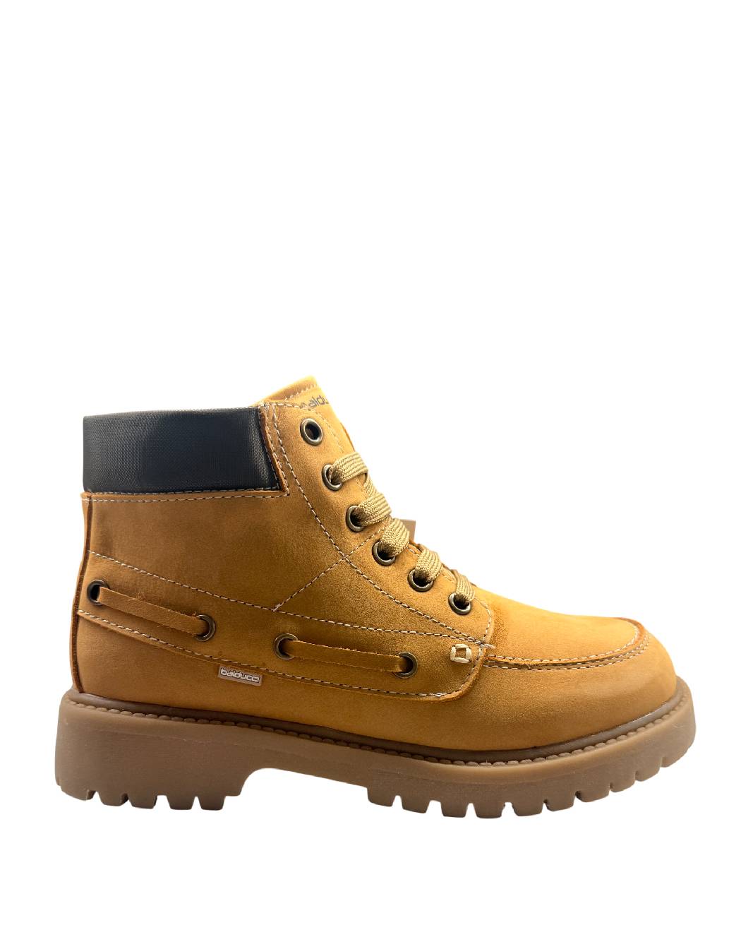 Balducci - Stivaletto Anfibio Bambino Miele con Zip e Lacci