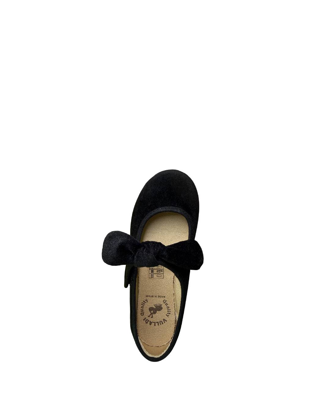 Vulladi Ballerine in Velluto con Fiocco – Nero
