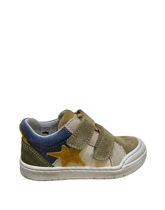 Balocchi Sneakers Bimbo Primi Passi in Camoscio Multicolor con Stella